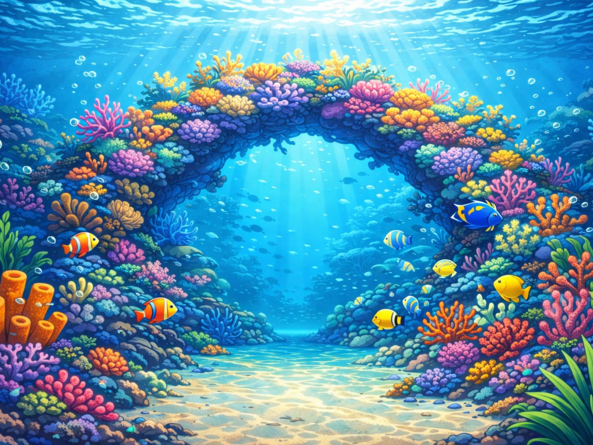 Une arche de corail coloré, le deuxième monde de Koro et Floki