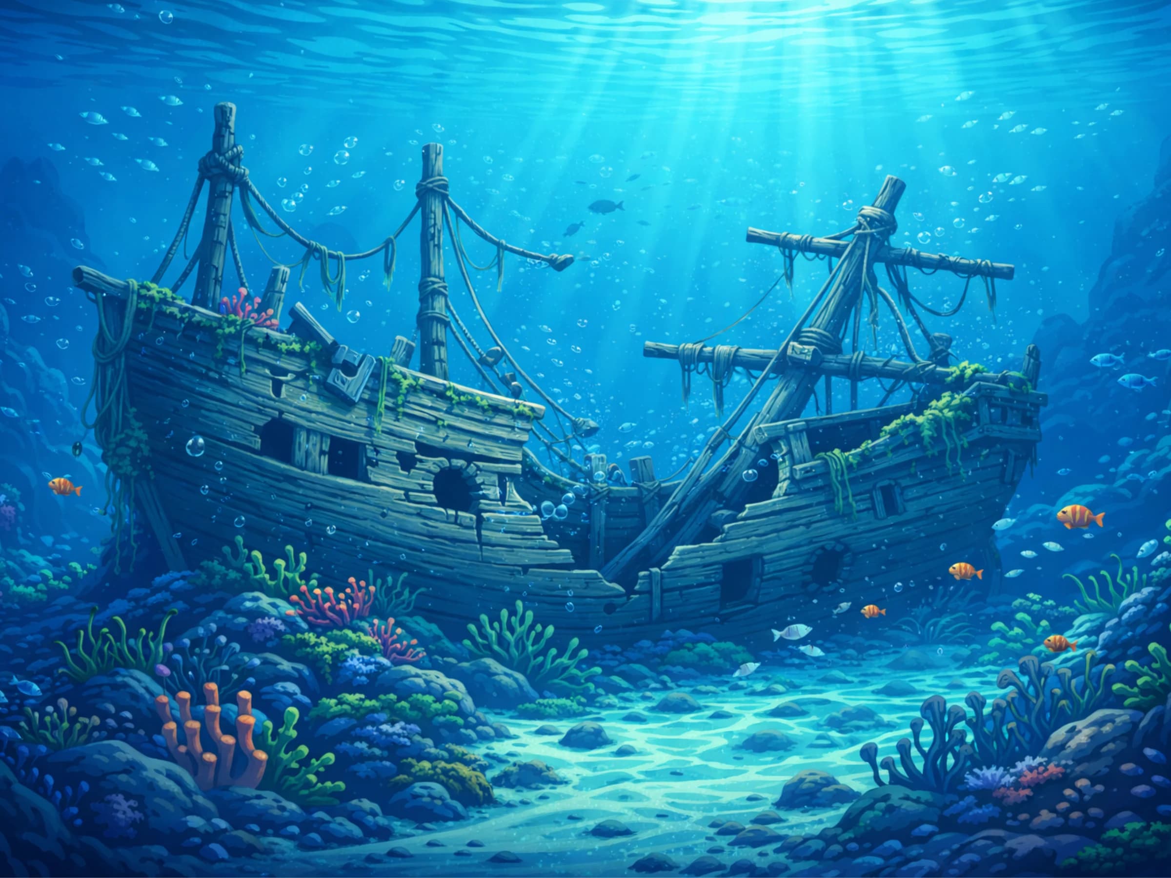 Une épave sous-marine, le dernier monde de l’aventure